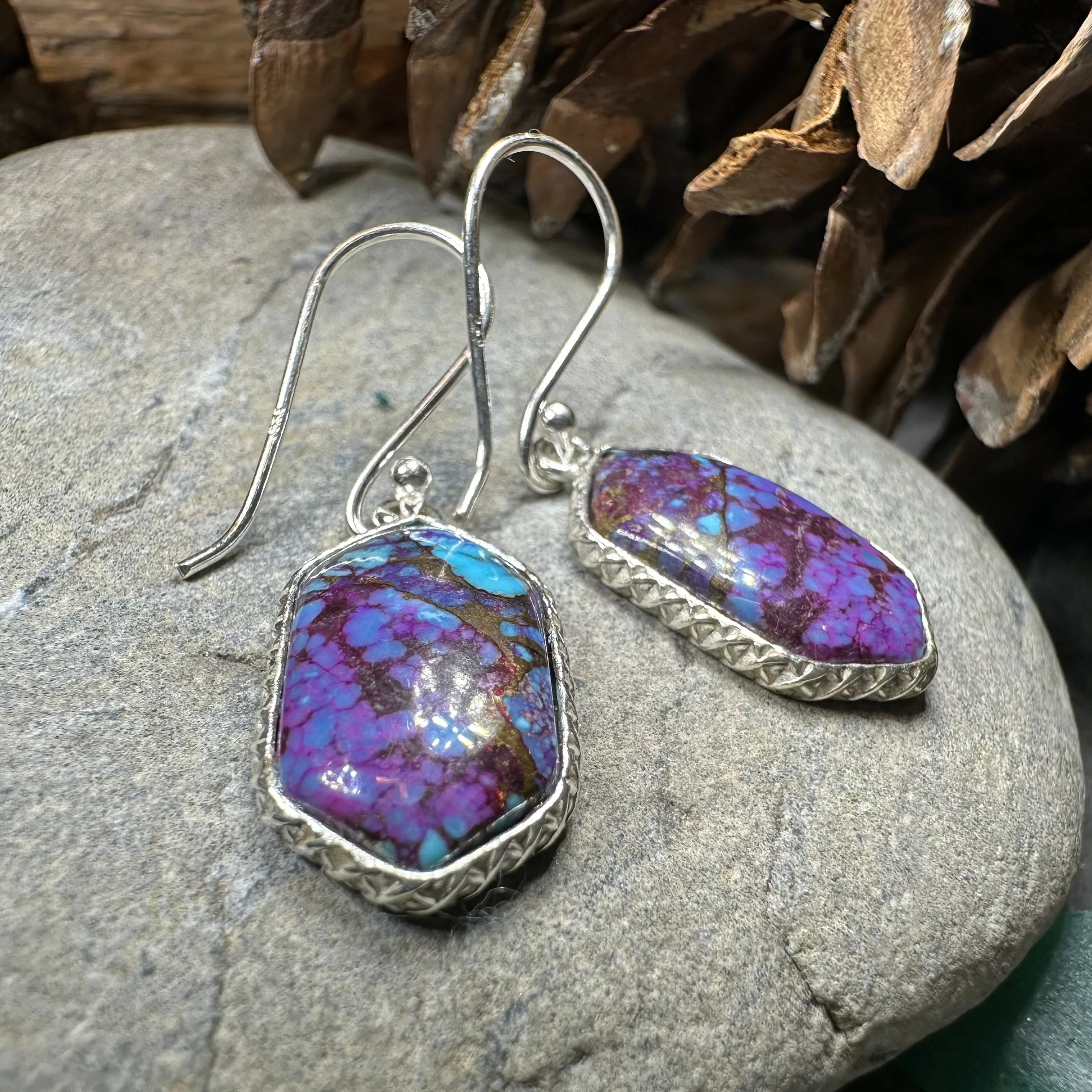 Classic Copper Turquoise Earrings