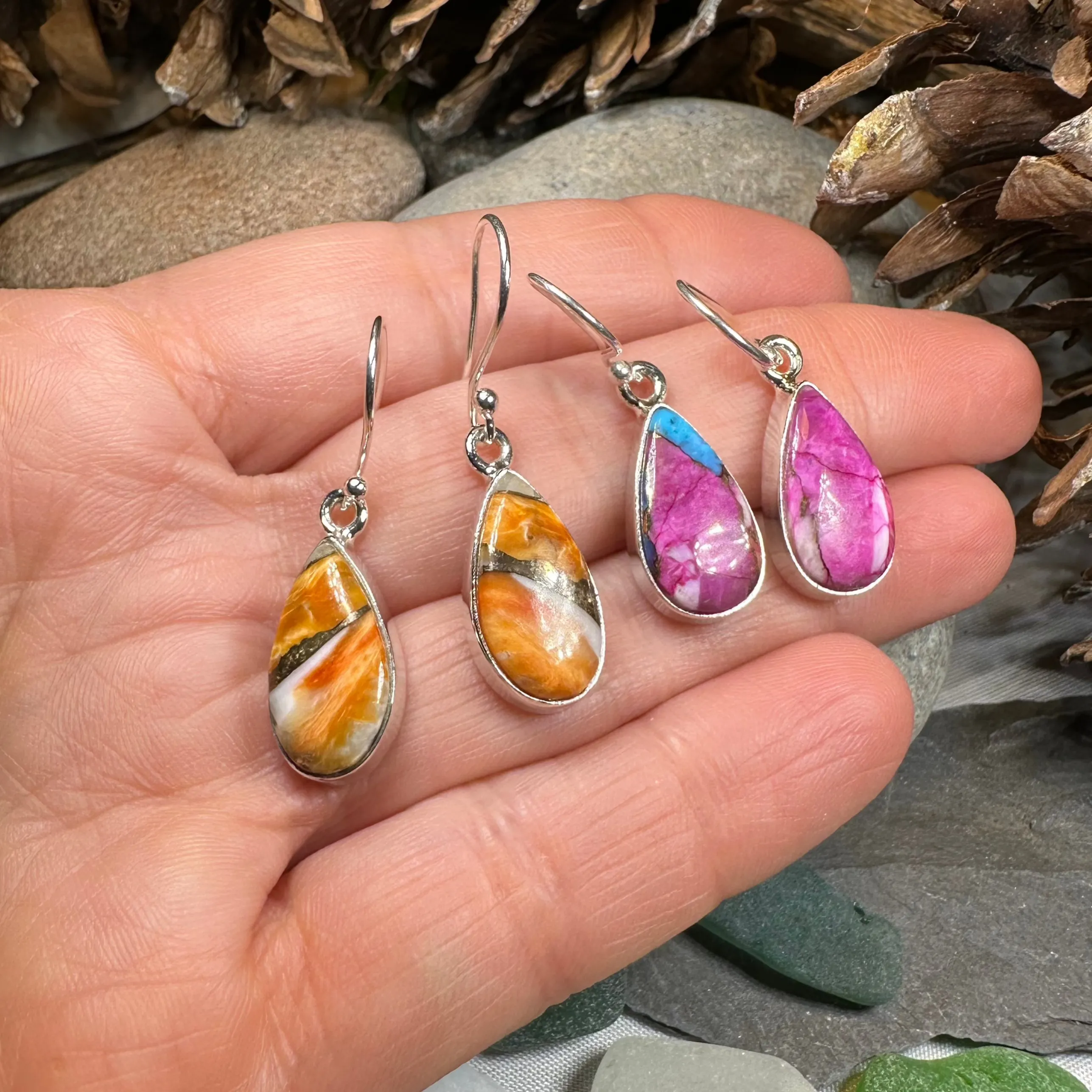 Classic Copper Turquoise Earrings
