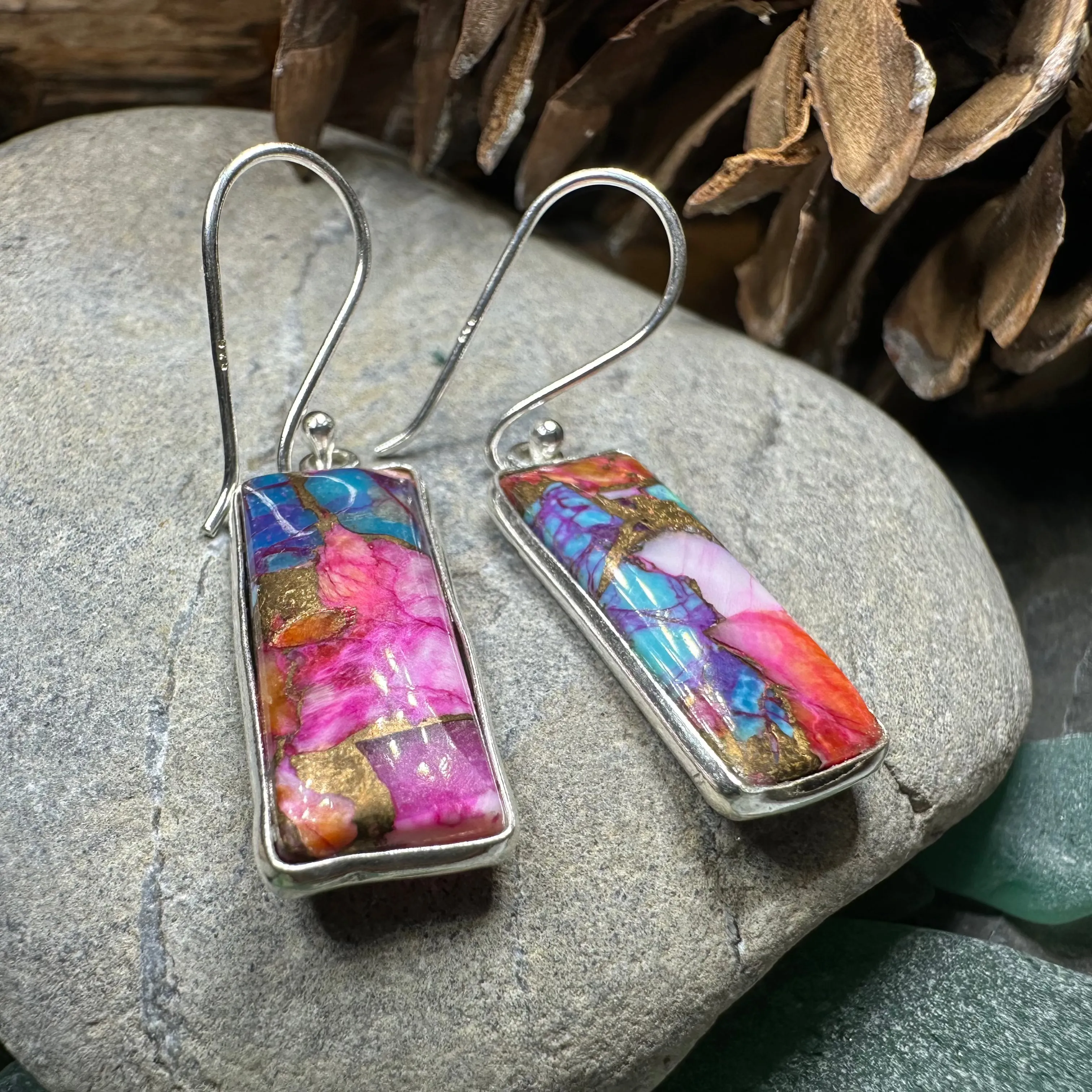 Classic Copper Turquoise Earrings