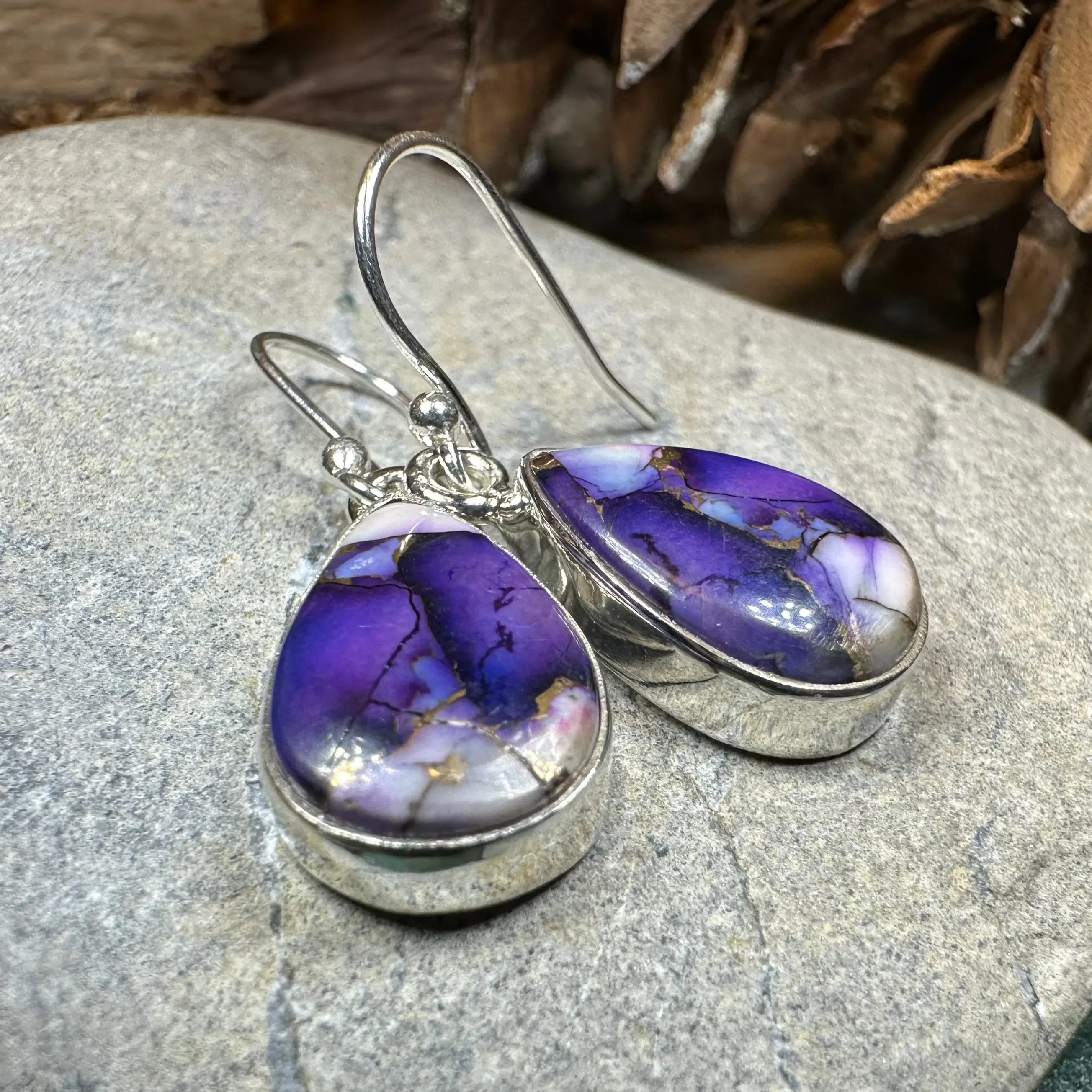 Classic Copper Turquoise Earrings