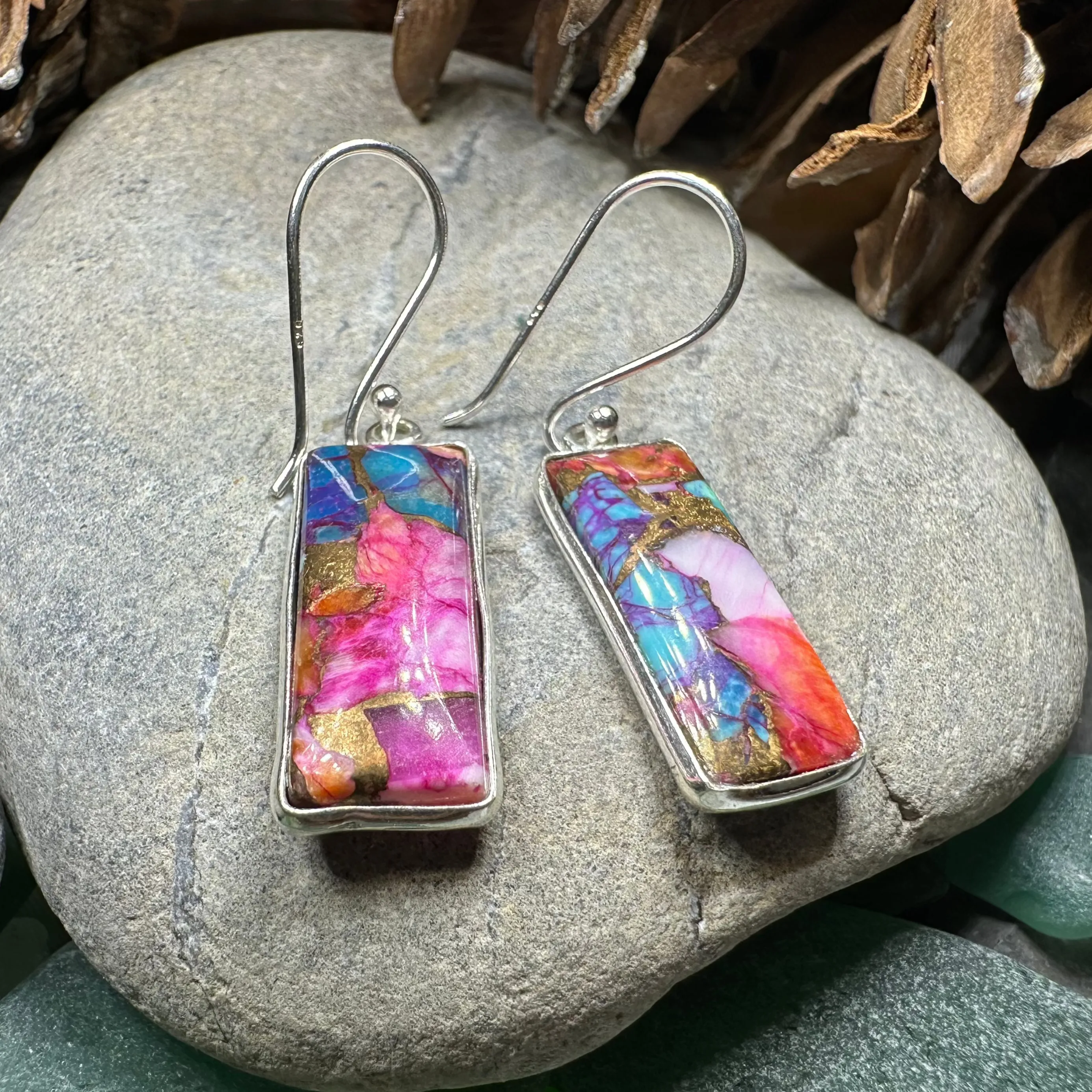 Classic Copper Turquoise Earrings