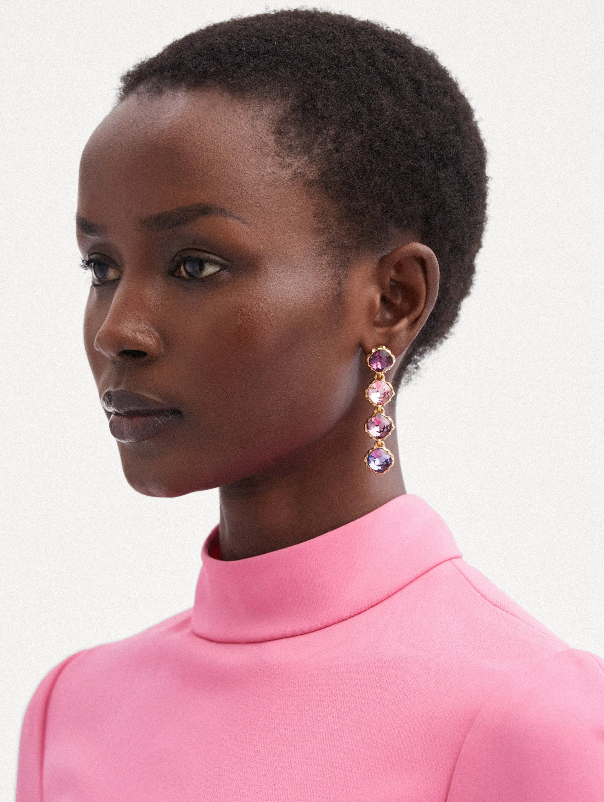 Classic Crystal Strand Earrings