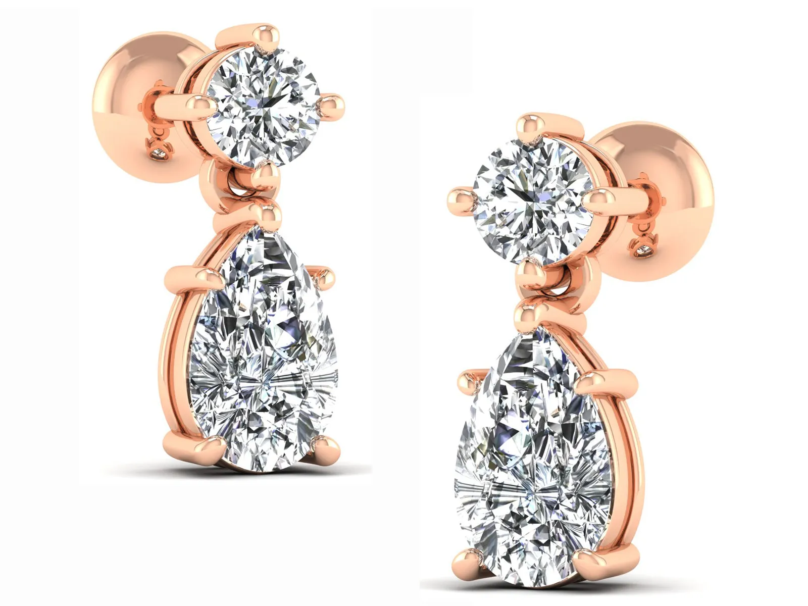 Classic Dangle Earrings - 2.81 ct.