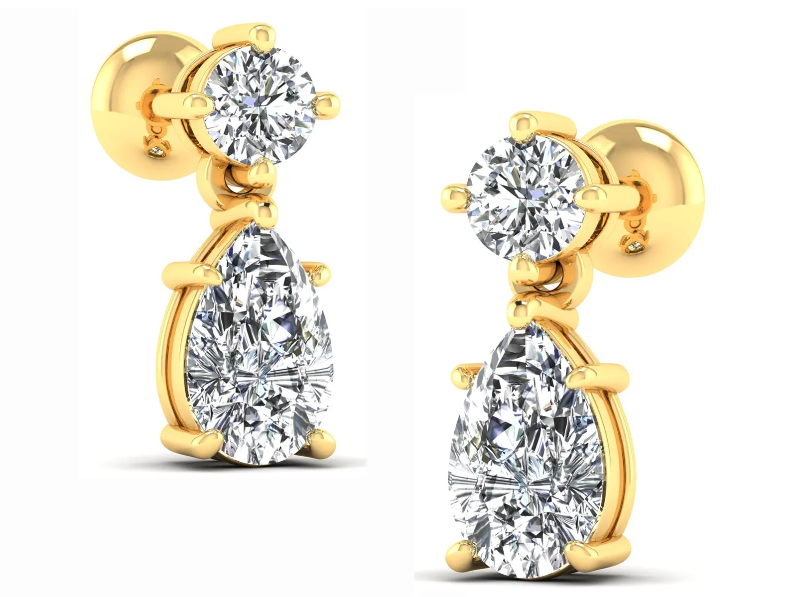 Classic Dangle Earrings - 2.81 ct.