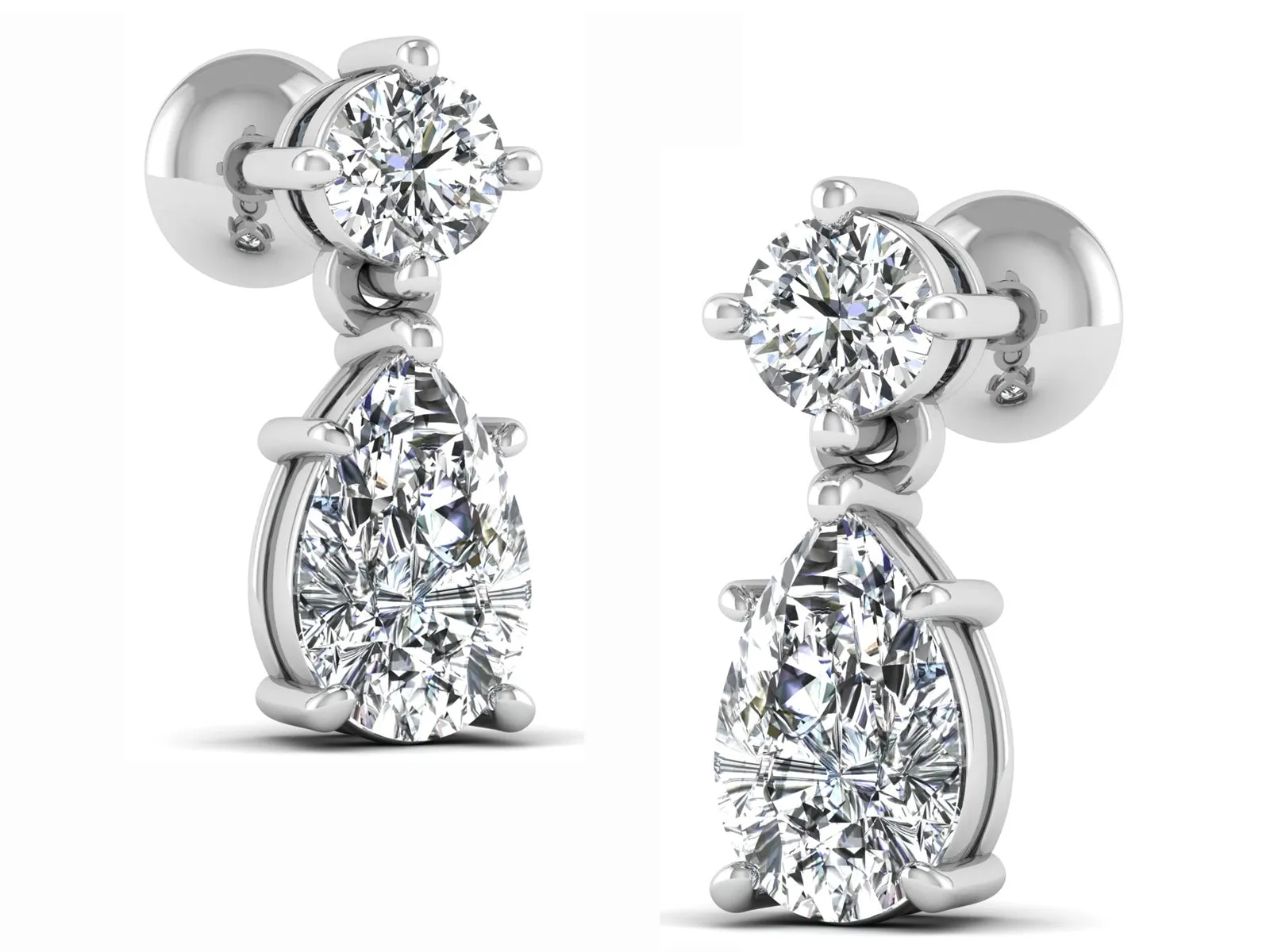 Classic Dangle Earrings - 2.81 ct.