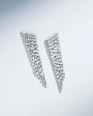 Classic Diamond Icicle Drop Earrings