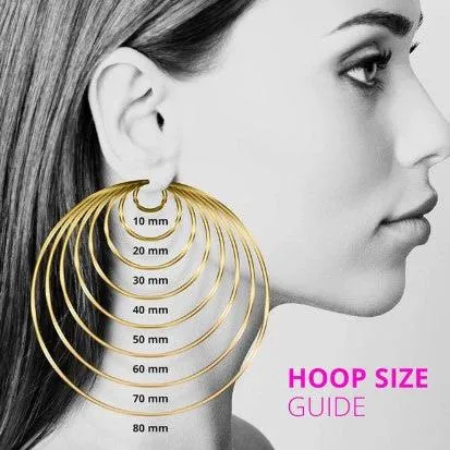 Classic Hoops Thin - Gold