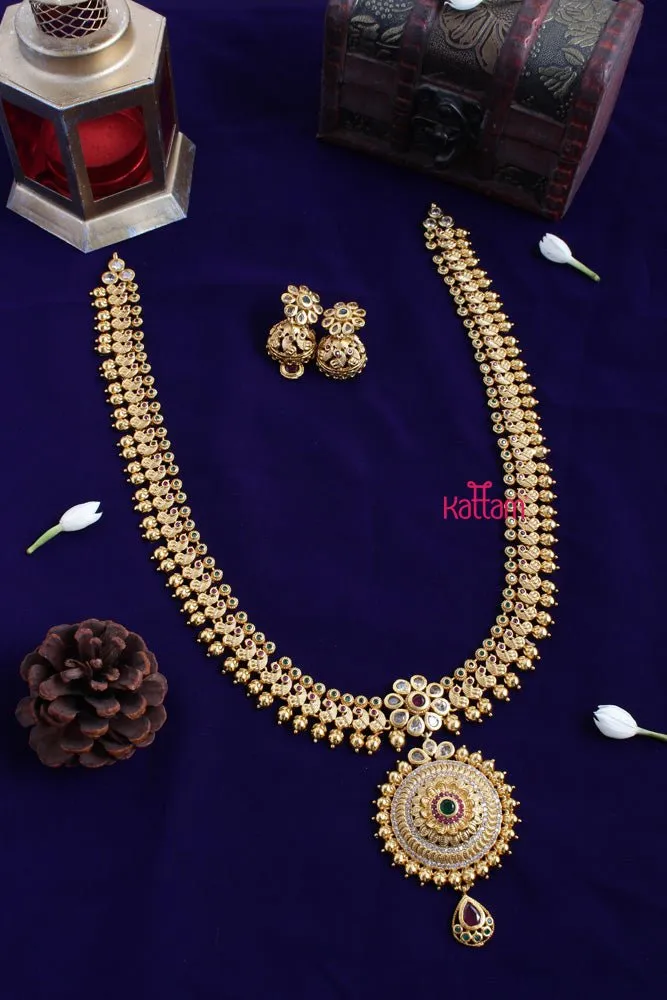 Classic Peacock Semi Bridal Haram