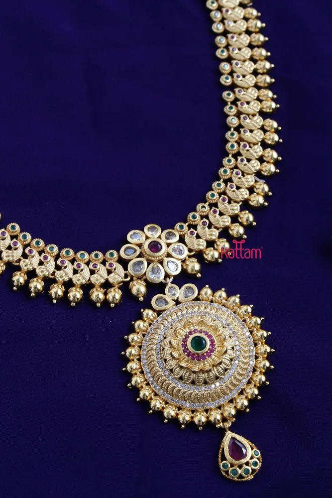 Classic Peacock Semi Bridal Haram