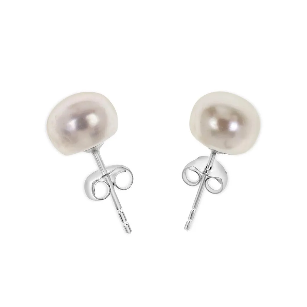 Classic Pearl Earrings | Ivory