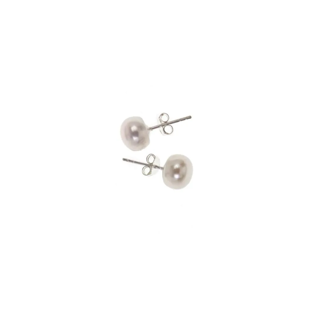 Classic Pearl Earrings | Ivory