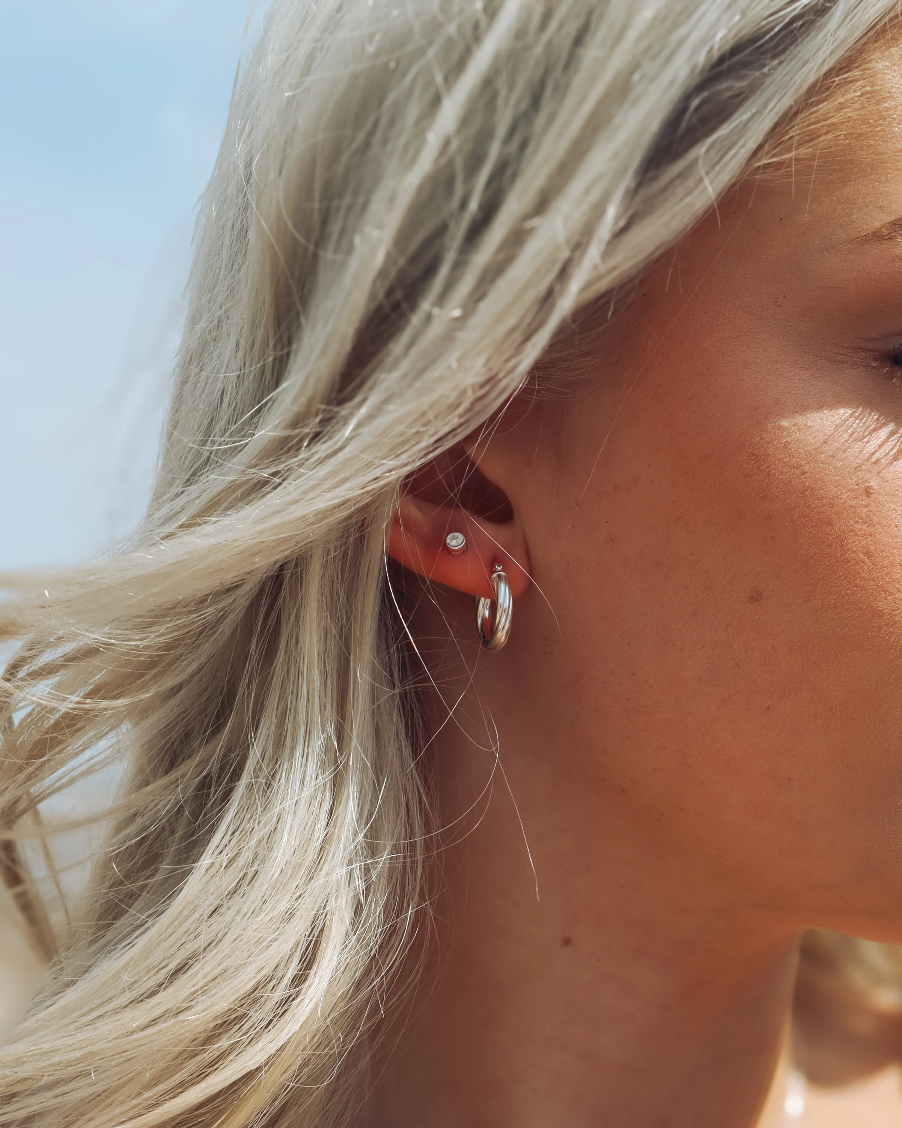 Classic Sparkle Stud Earrings