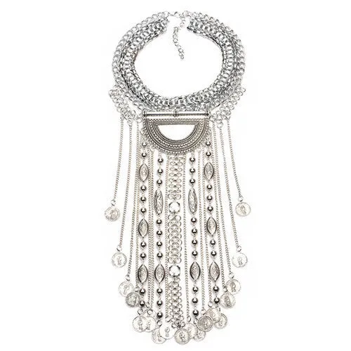 Collar ZA Necklaces & Pendants Vintage Crystal Maxi Choker