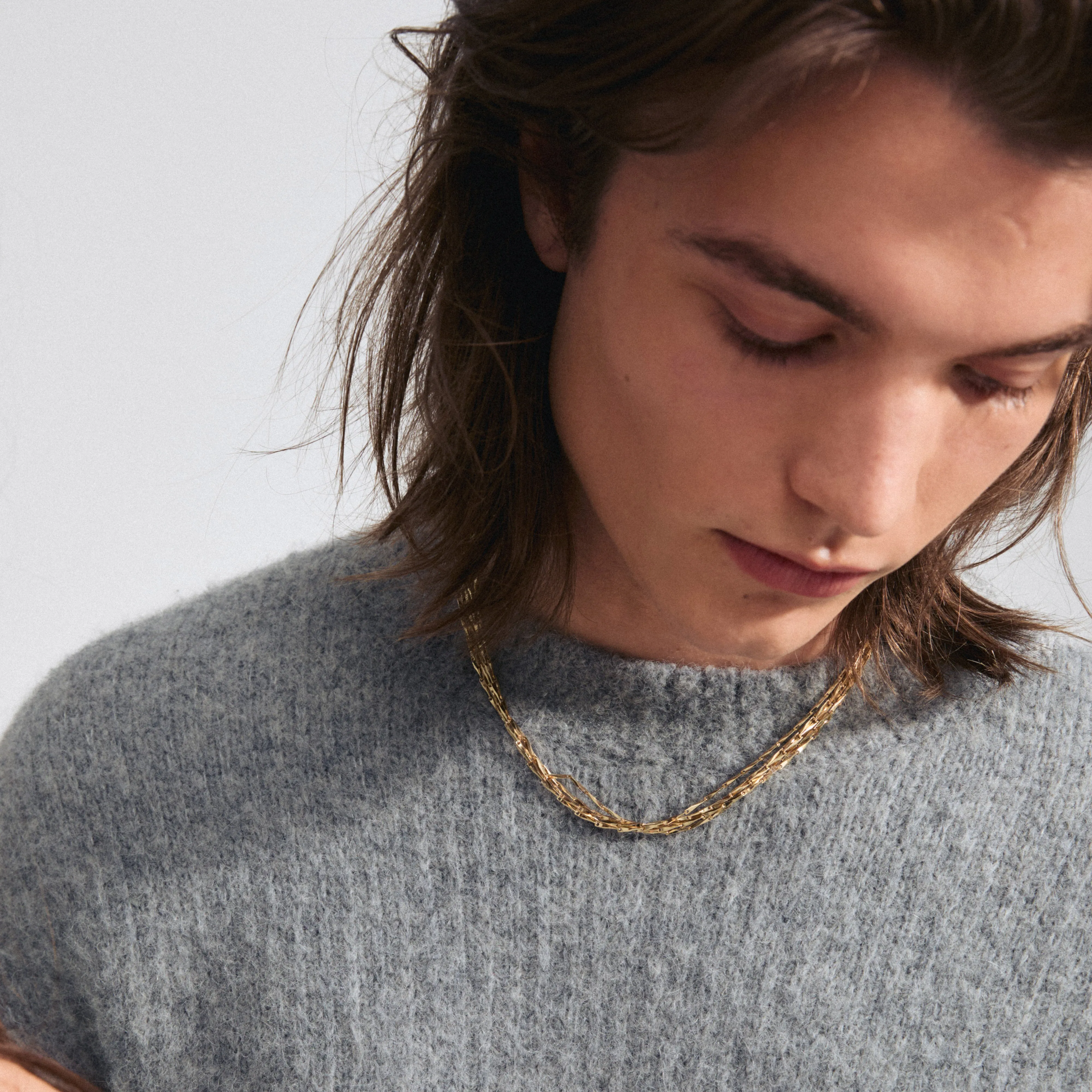 CONNECT necklace gold-plated
