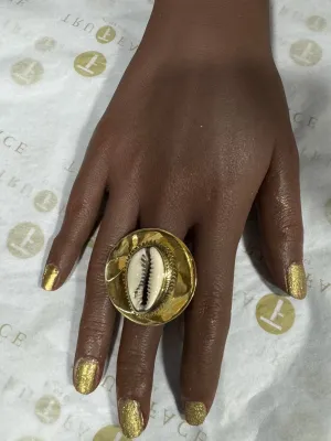 Cowry Crown Ring