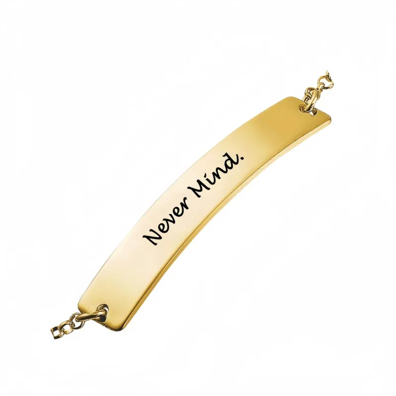 Custom Dainty Bar Bracelet 18k Gold-Filled 925 Sterling Silver Skinny Bar Bracelet, Personalized Coordinates Bracelet