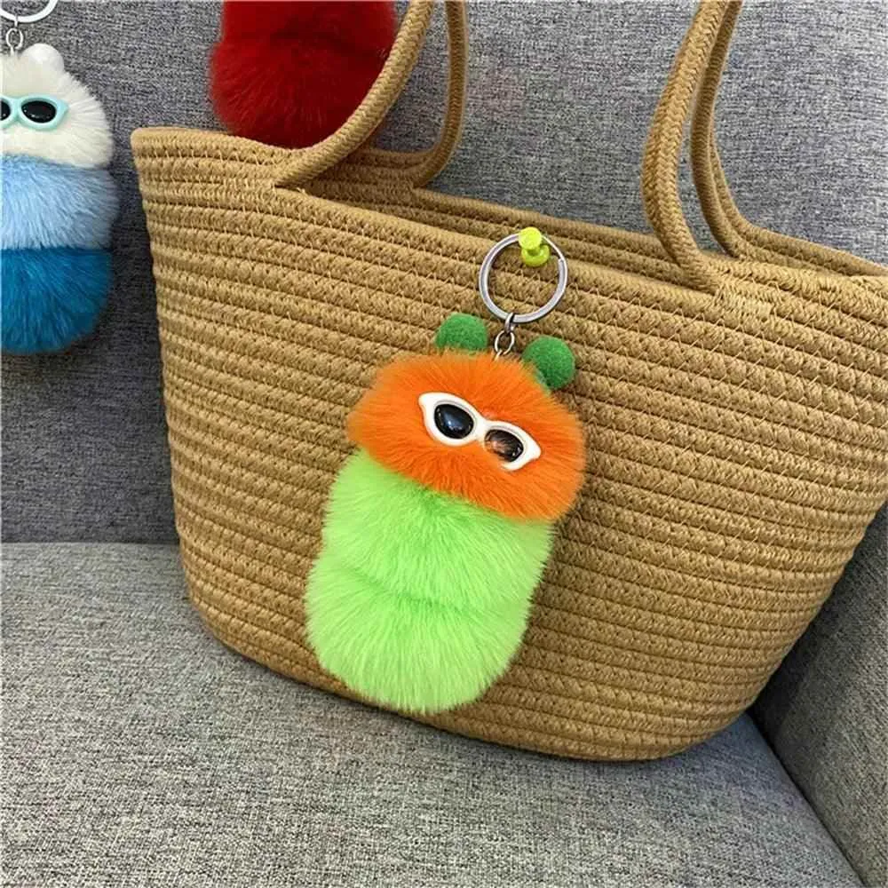 Cute Caterpillar Unique Keychains - K4176 - Cute Candy Color