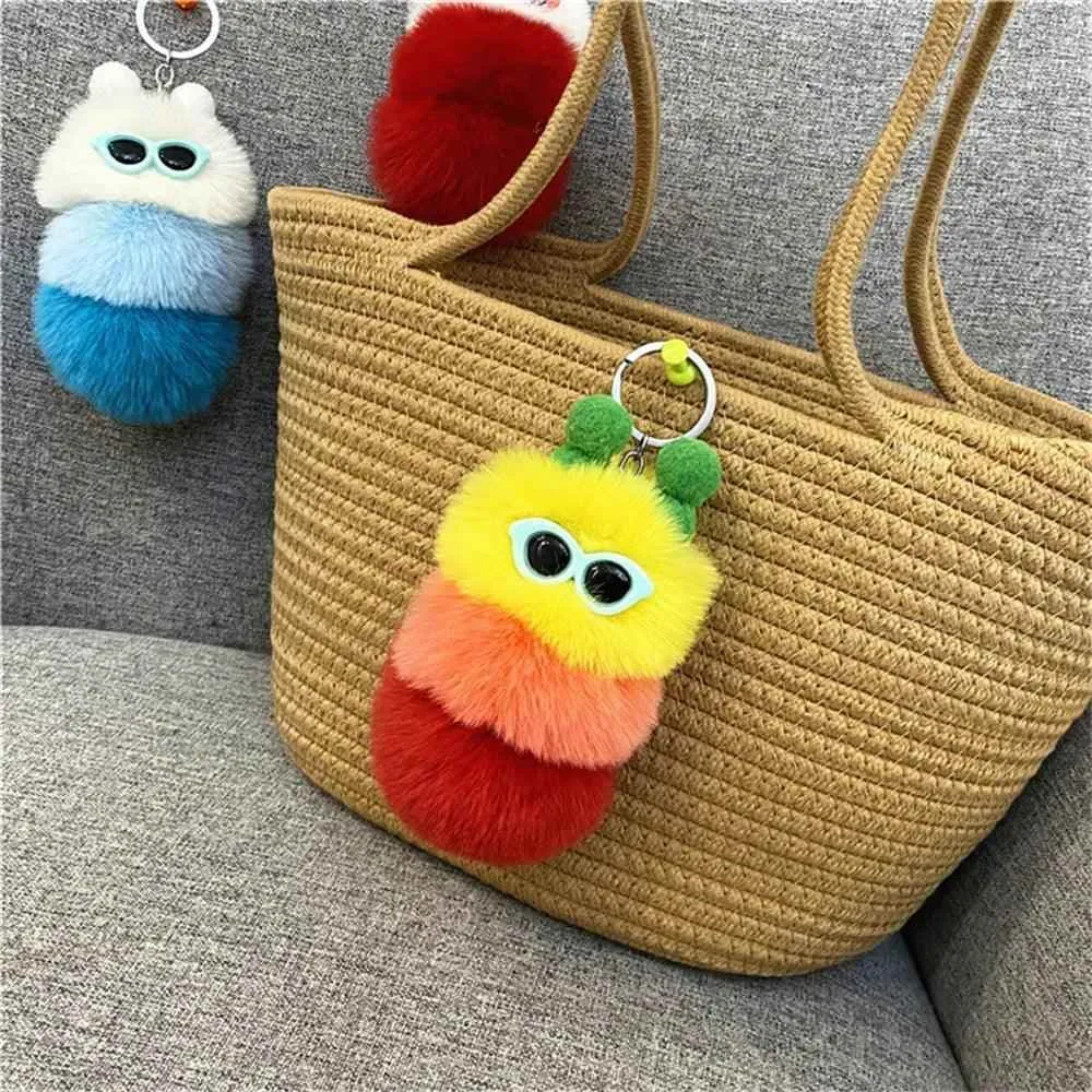Cute Caterpillar Unique Keychains - K4176 - Cute Candy Color