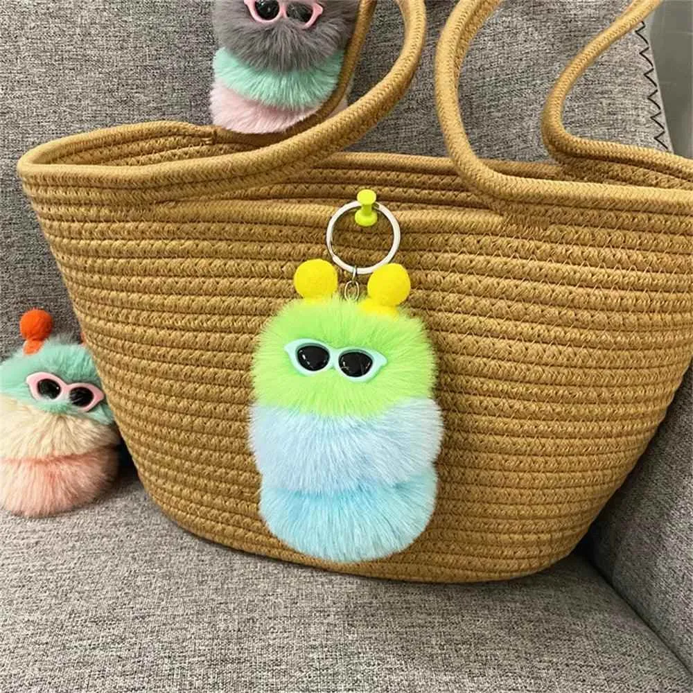 Cute Caterpillar Unique Keychains - K4176 - Cute Candy Color