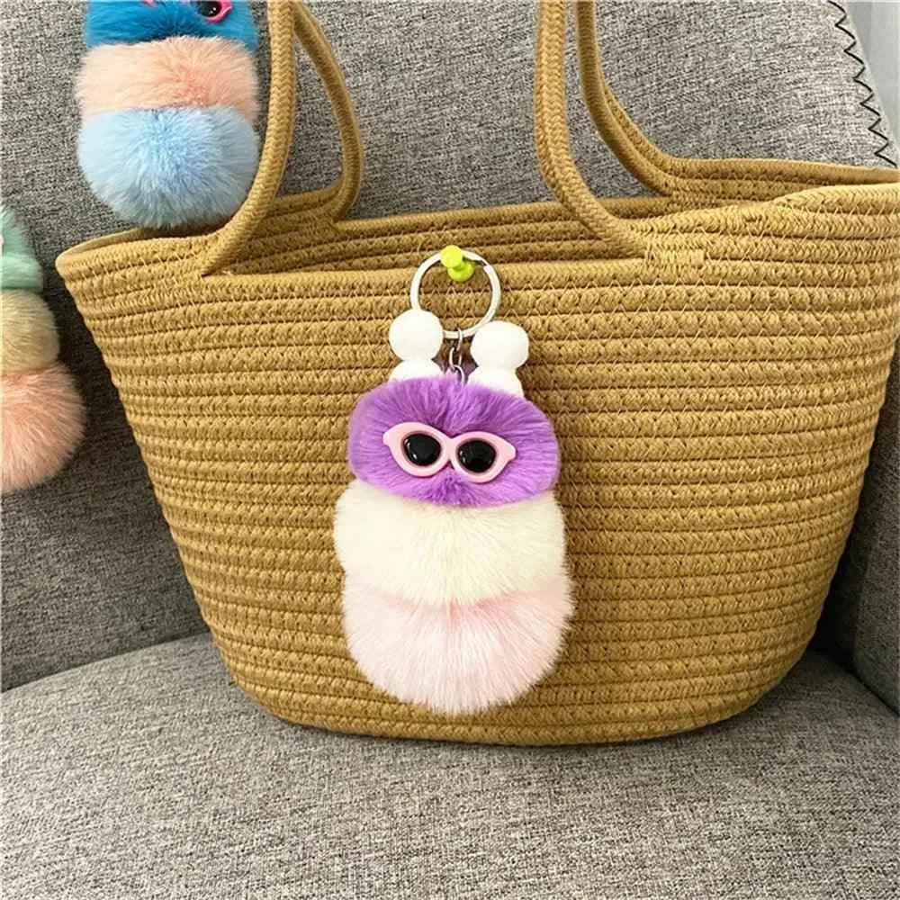 Cute Caterpillar Unique Keychains - K4176 - Cute Candy Color