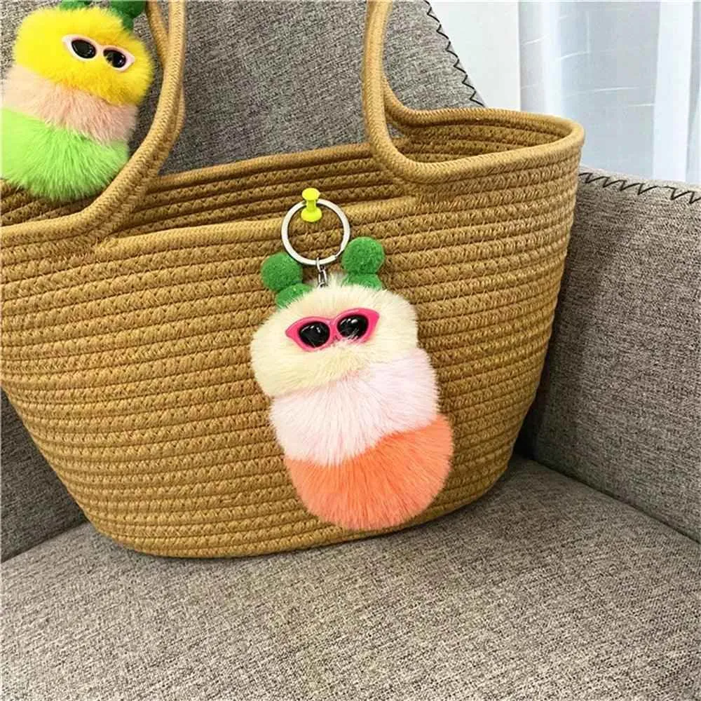 Cute Caterpillar Unique Keychains - K4176 - Cute Candy Color