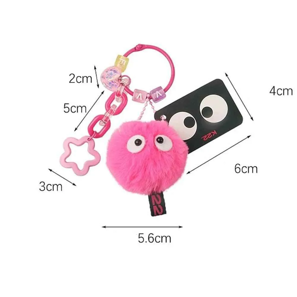 Cute Caterpillar Unique Keychains - K4176 - Cute Candy Color