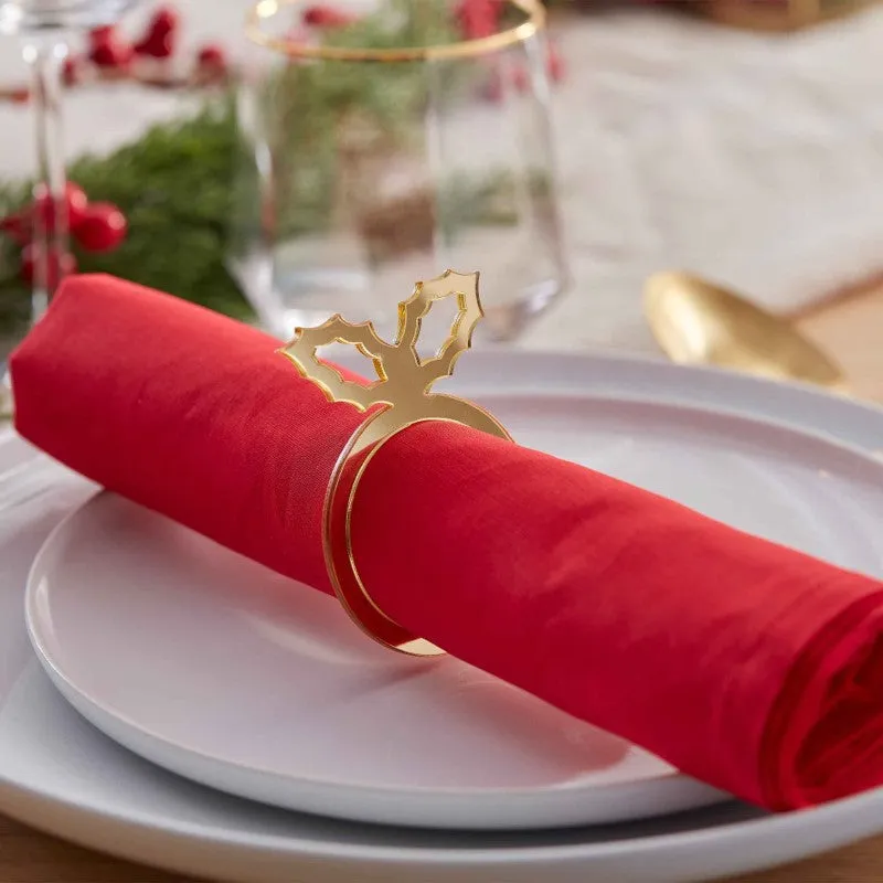 Deck The Halls Napkin Rings