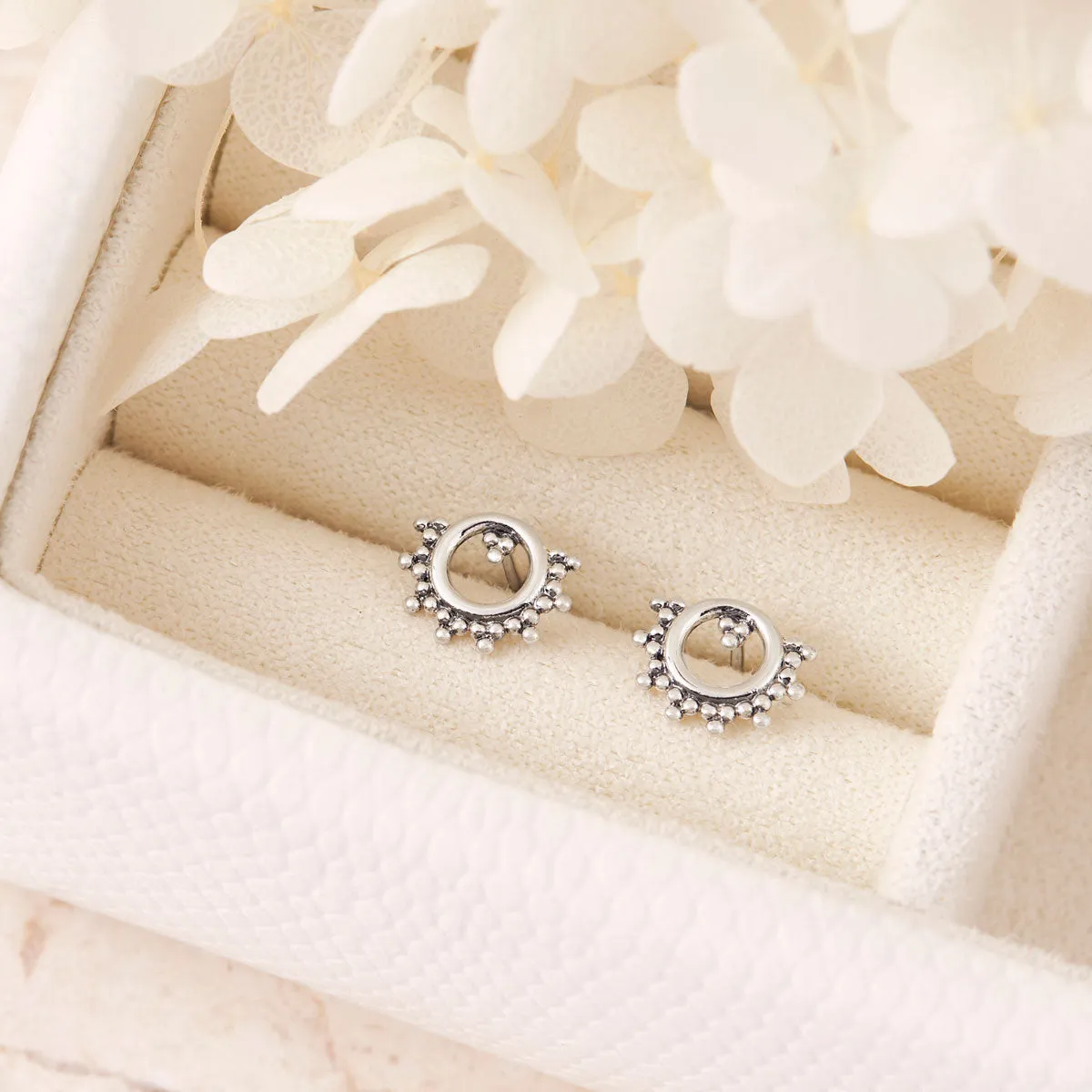 Delicate Batik Studs