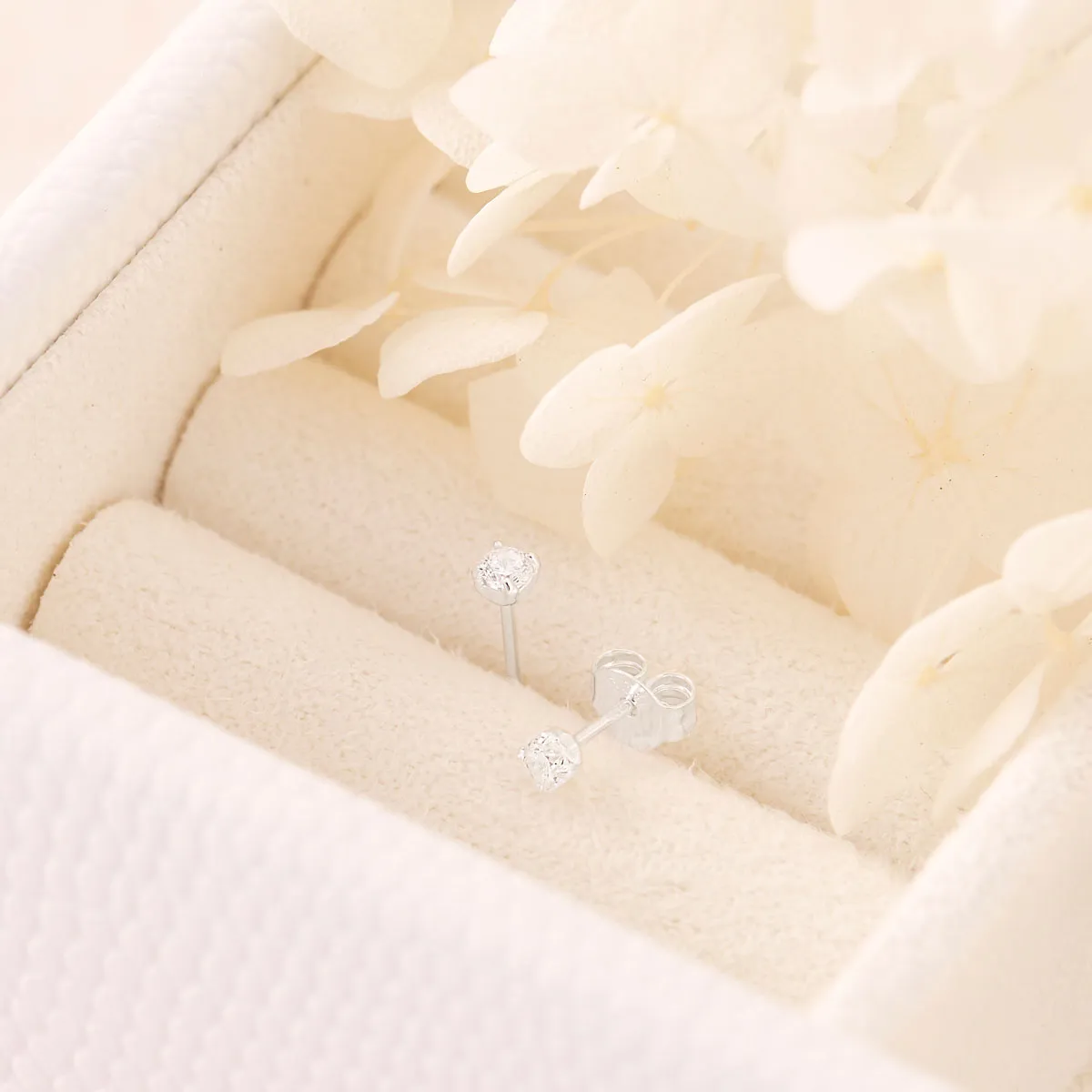 Delicate Crystal Studs