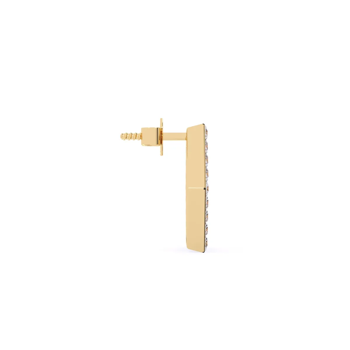 Delicate Open Hexagon Shaped Tiny Studs Earrings