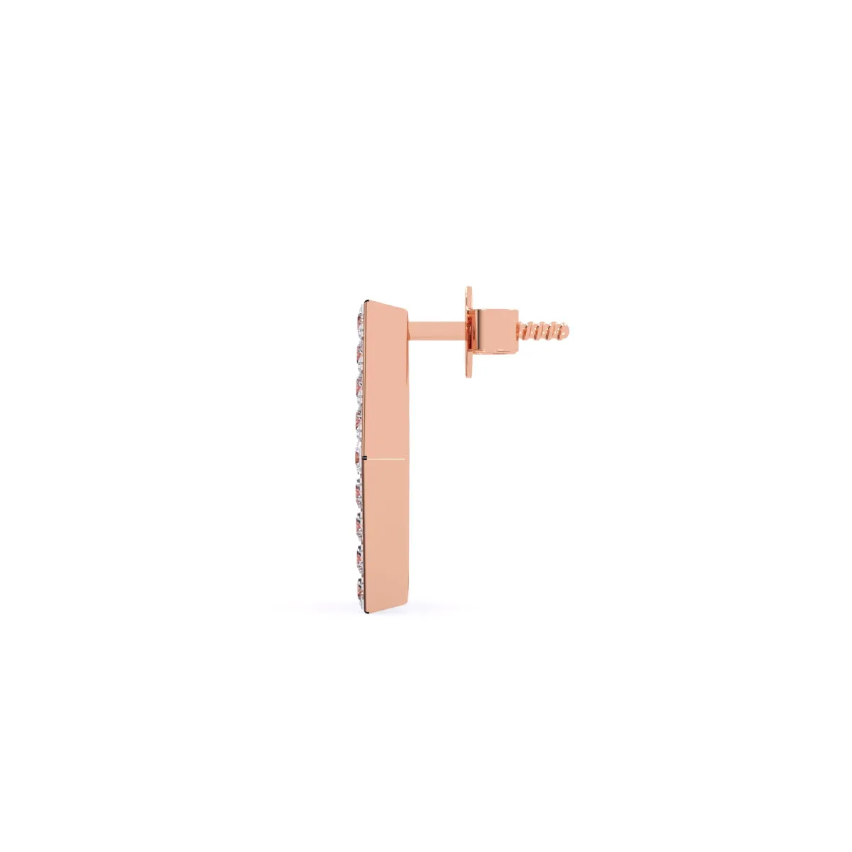 Delicate Open Hexagon Shaped Tiny Studs Earrings