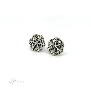 Delicate Snowflake Studs