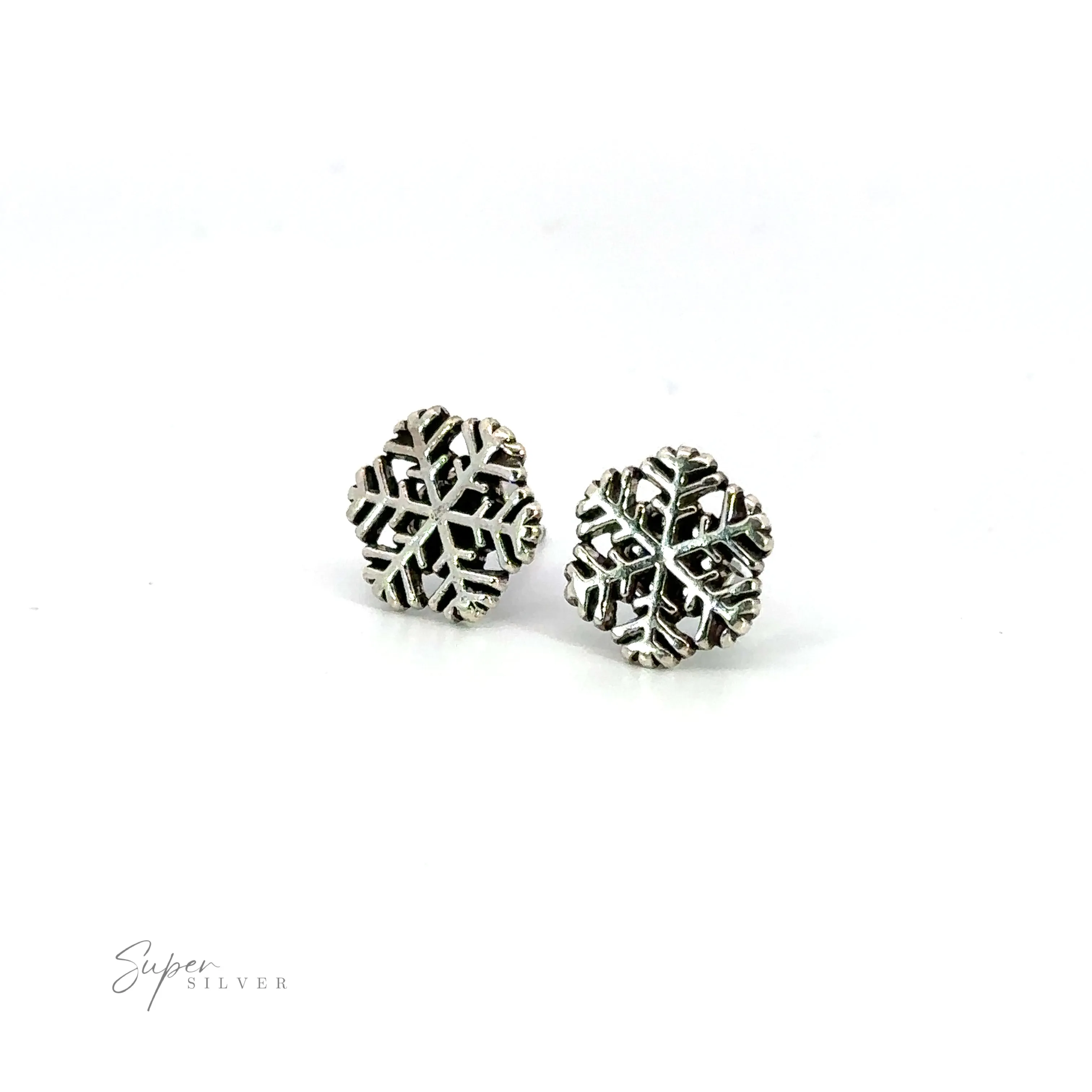 Delicate Snowflake Studs