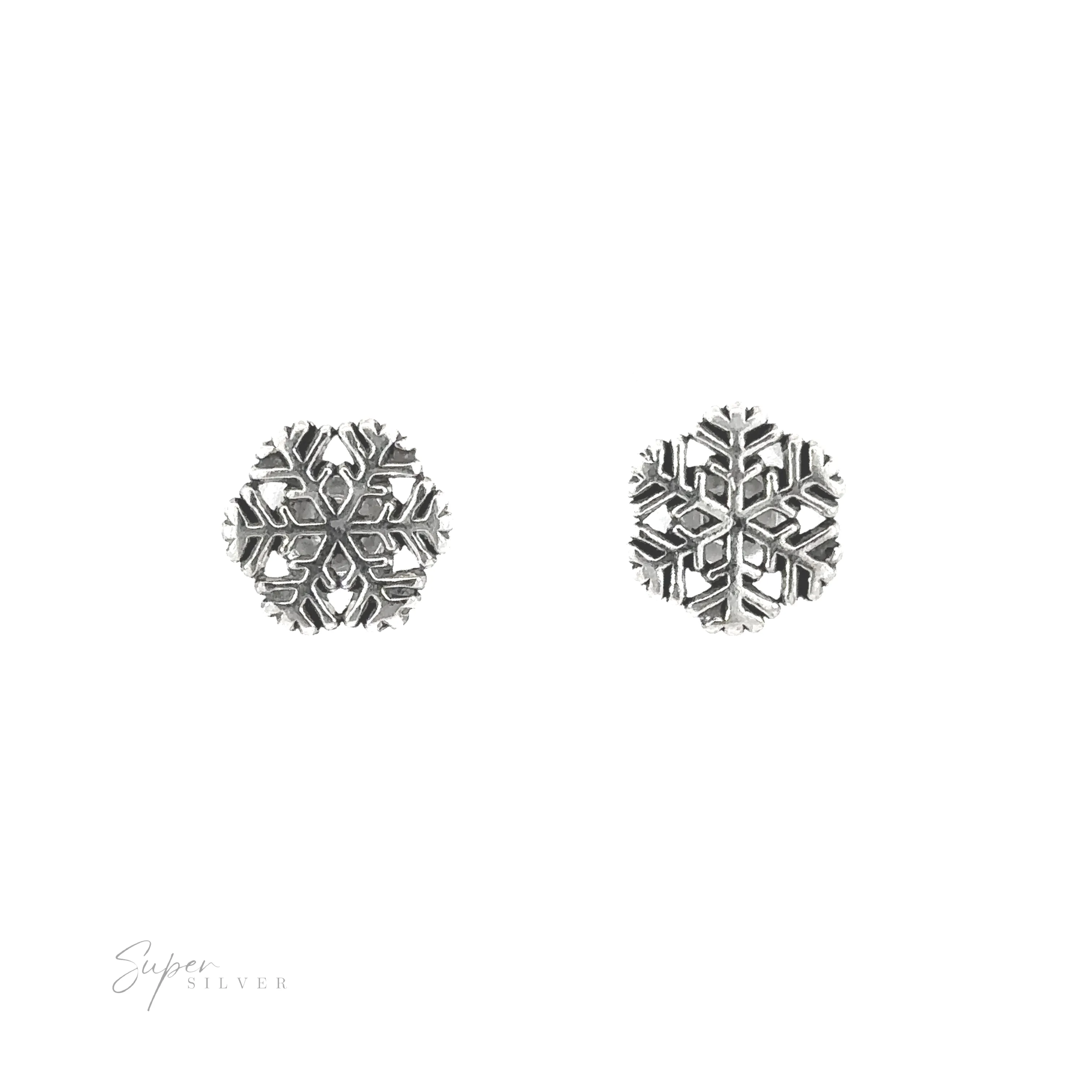 Delicate Snowflake Studs