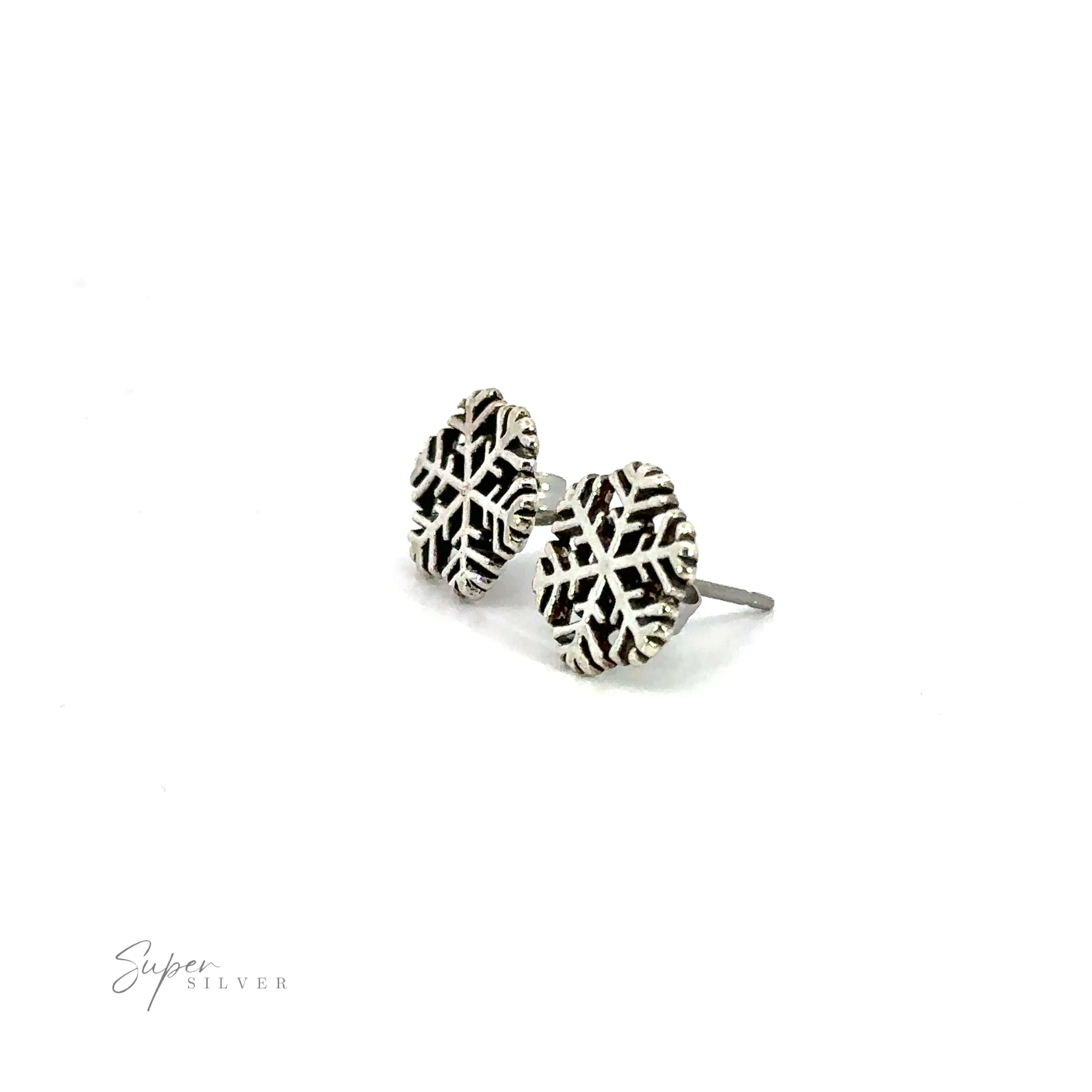 Delicate Snowflake Studs