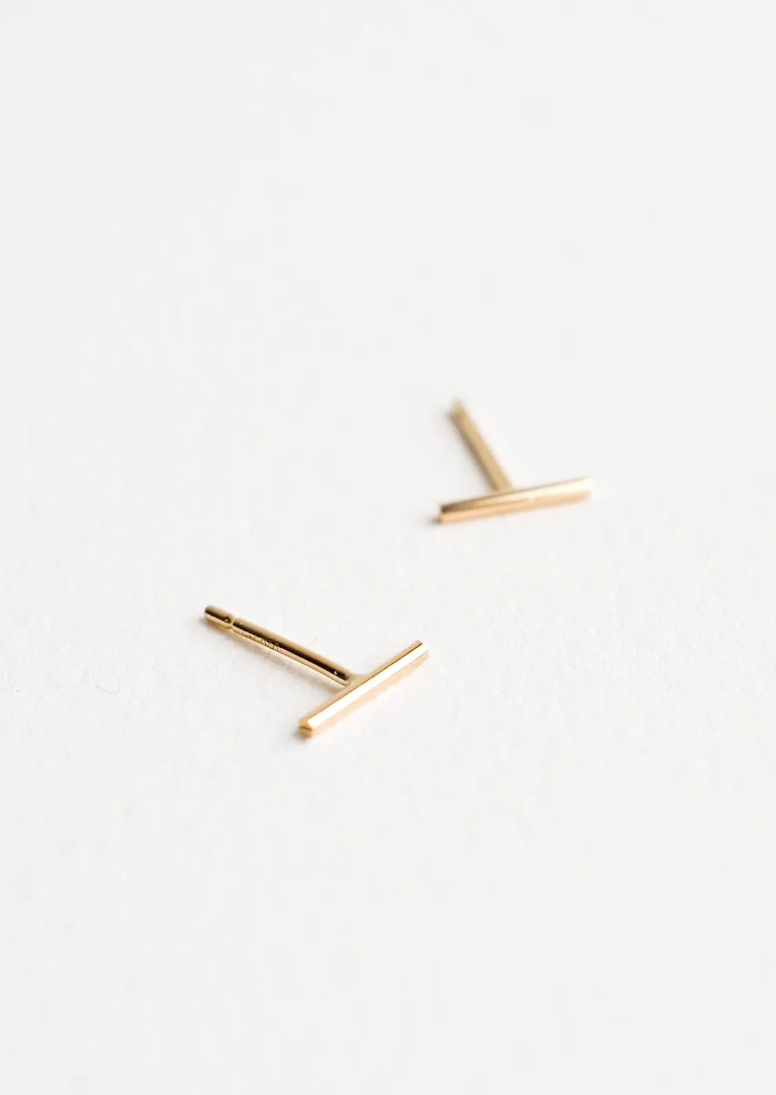 Delicate Staple Studs