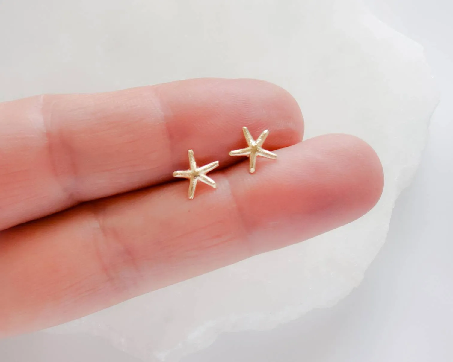 Delicate Starfish Studs