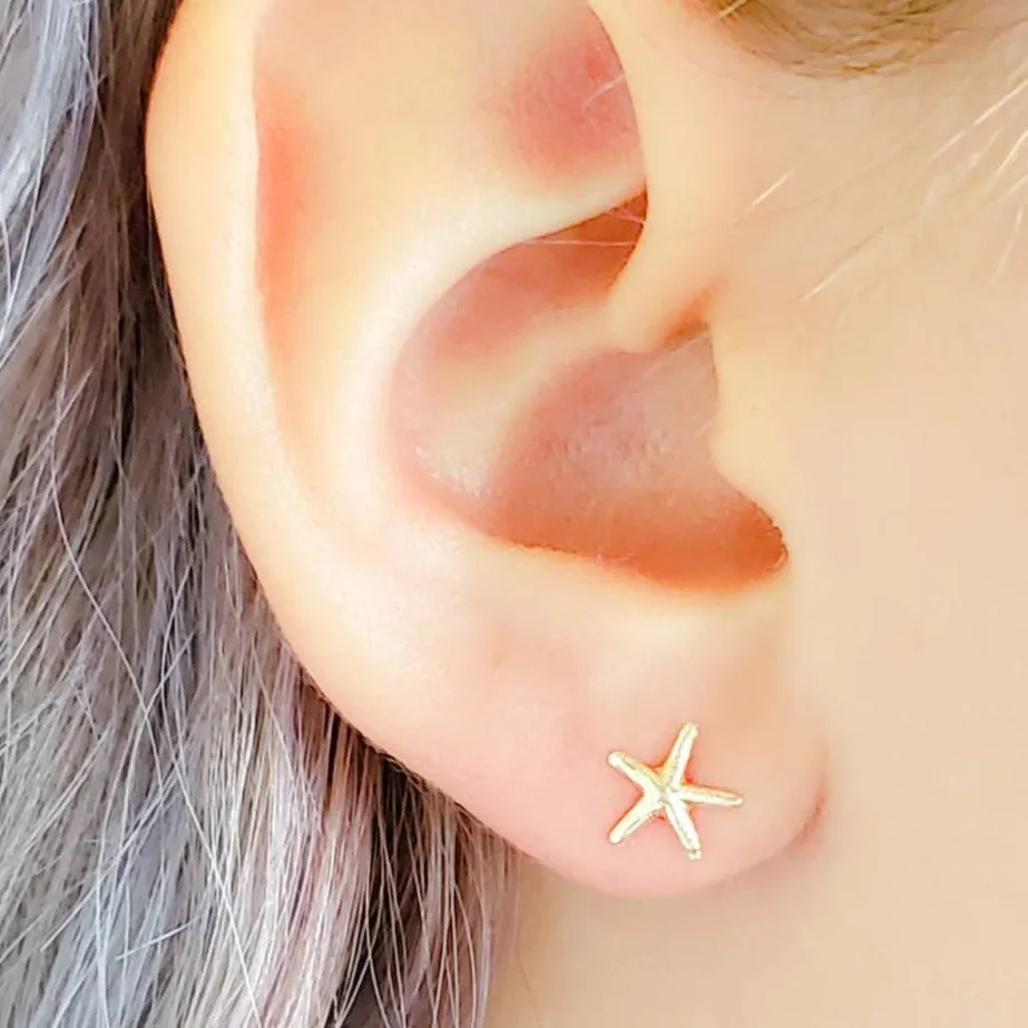 Delicate Starfish Studs