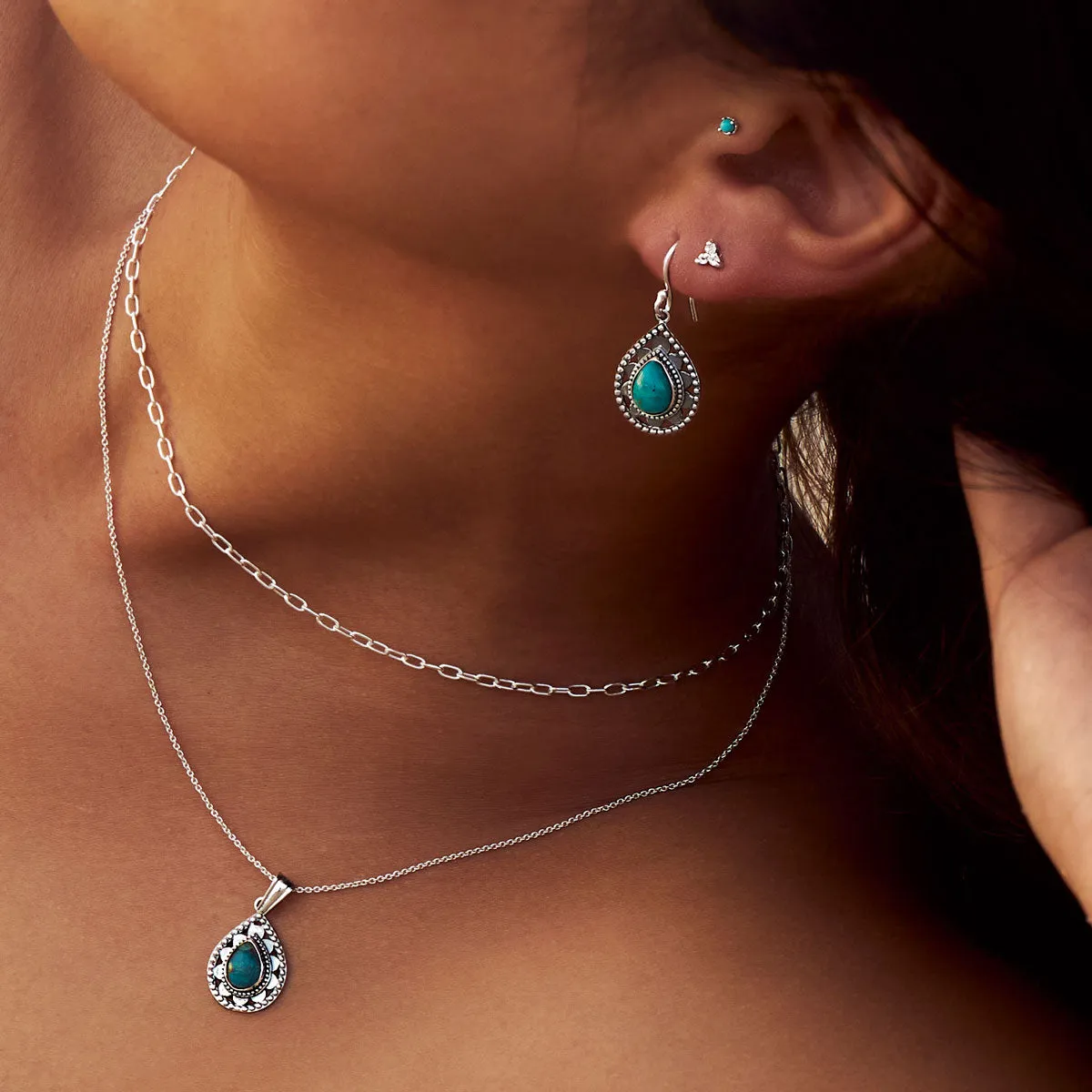 Delicate Turquoise Studs