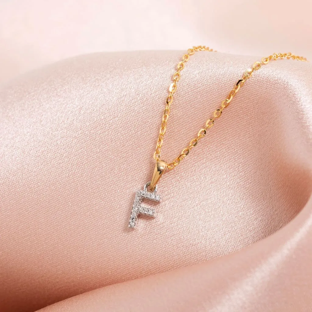 Diamond - F - Necklace | 9ct Gold