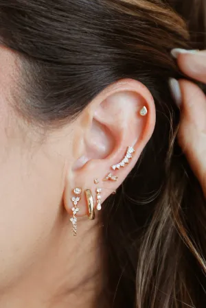 Diamond Hummingbird Studs