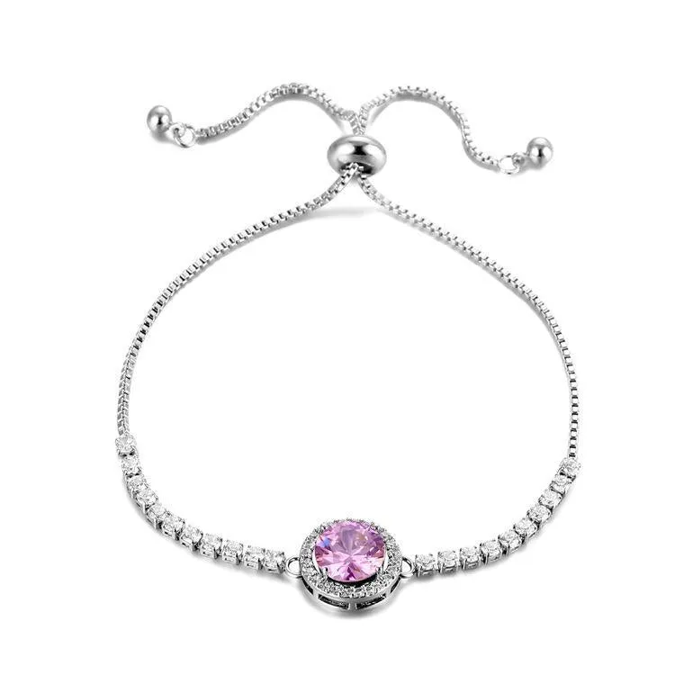 Diamond Personalized Adjustable Bracelet