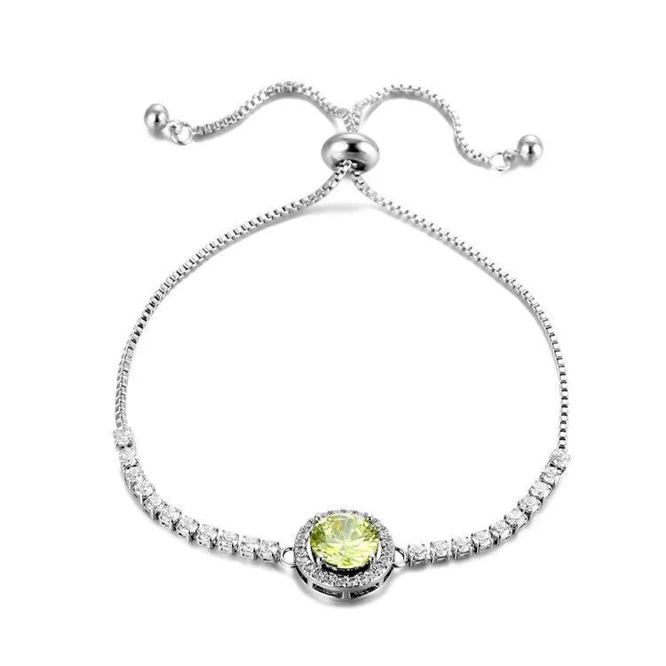 Diamond Personalized Adjustable Bracelet