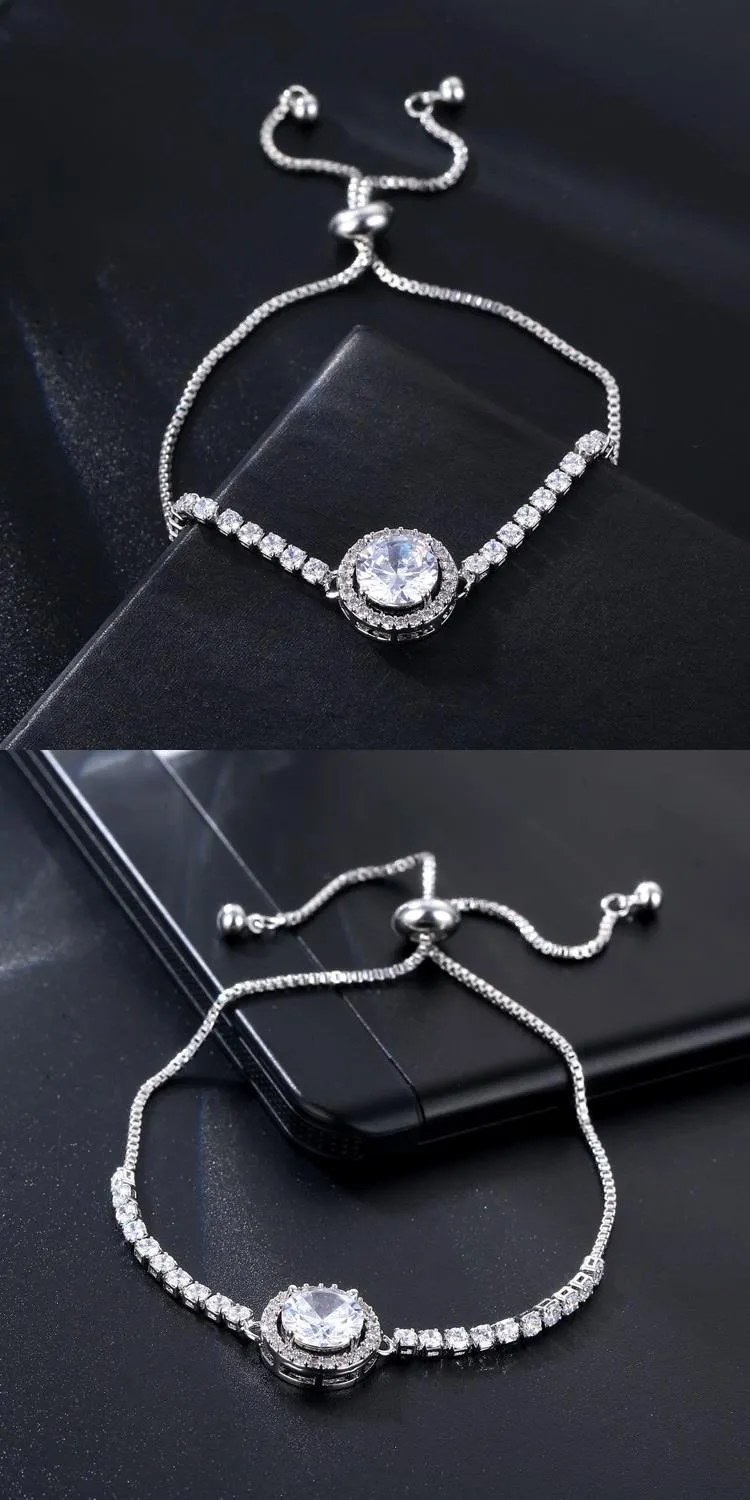 Diamond Personalized Adjustable Bracelet