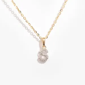 Diamond - S - Necklace | 9ct Gold