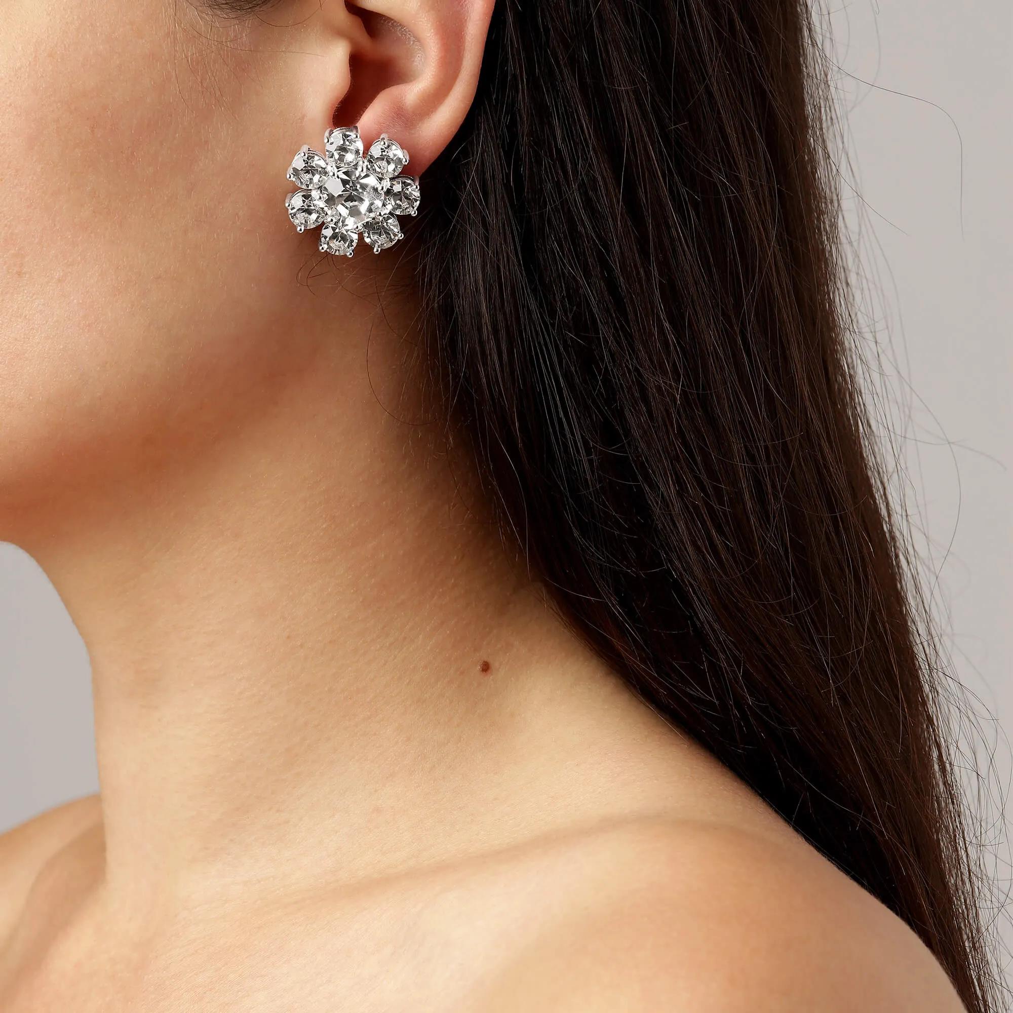 Dyrberg Kern Aubra Silver Stud Earrings