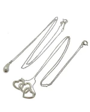 Elegant Silver Necklace Set