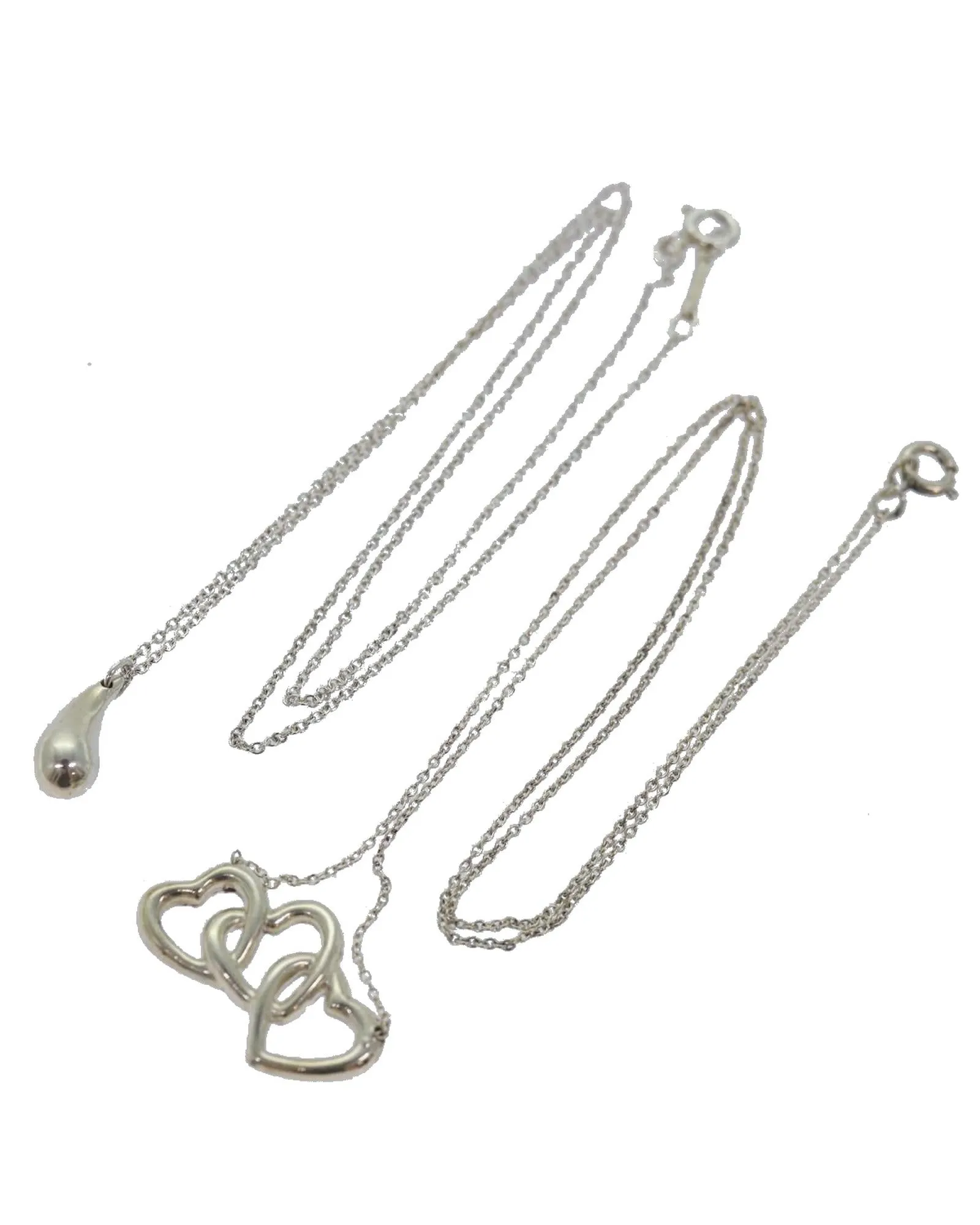 Elegant Silver Necklace Set