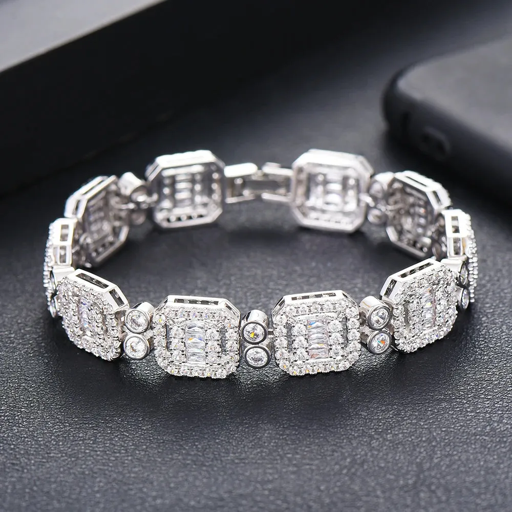European Trendy Chains stackable Luxury bracelets For Women Surprise Gift