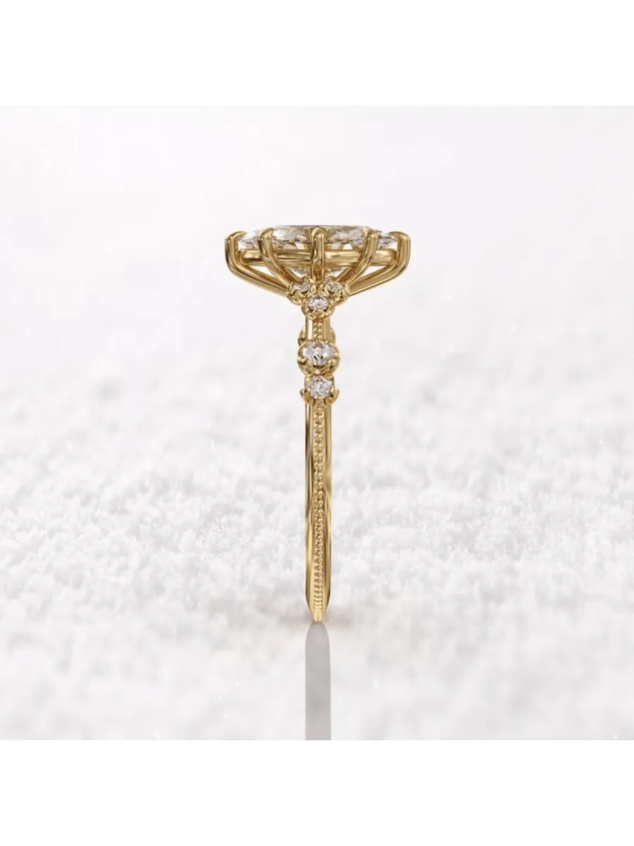 Exquisite Cubic Zirconia Decor Ring For Women For Daily Decoration